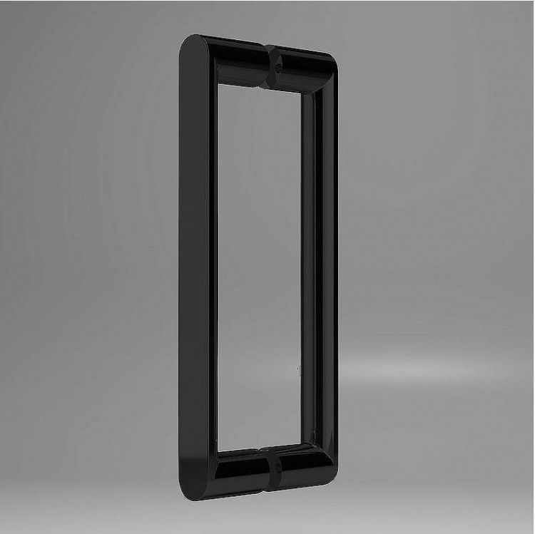 Душевой уголок Vincea Dice 150x90 VSR-4D9015CLB профиль Черный стекло прозрачное