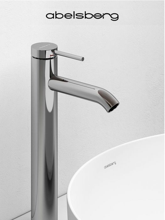 Смеситель для раковины Abelsberg Fluida ERF22003CH цвет Глянцевый хром