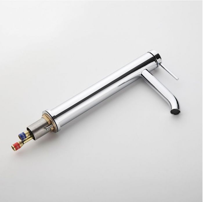 Смеситель для раковины Abelsberg Fluida ERF22003CH цвет Глянцевый хром