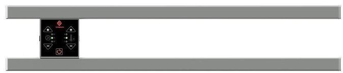 Электрический полотенцесушитель Terminus Полка Электро П2 Проф 500х90 4670078538758 цвет Хром