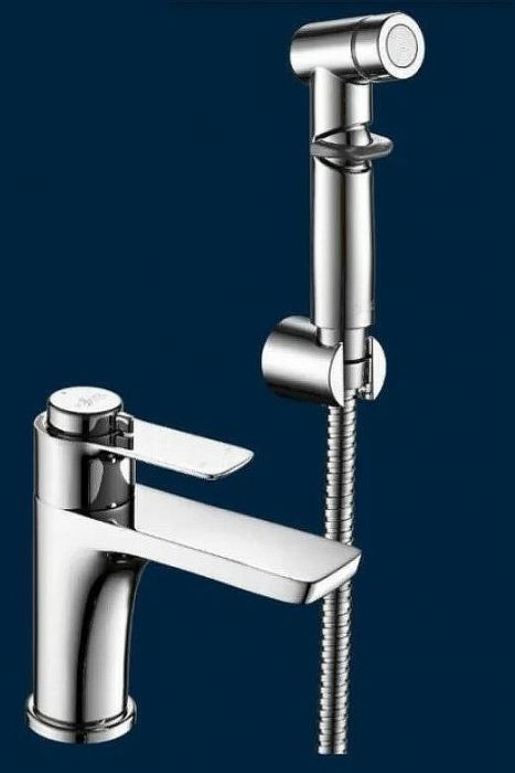 Смеситель для раковины Rossinka RS50-15 с термостатом Хром