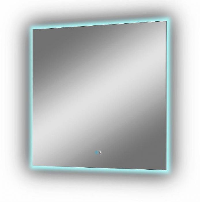 Зеркало Континент Trezhe 1000x1000 ЗЛП2286 с подсветкой с сенсорным выключателем с подогревом