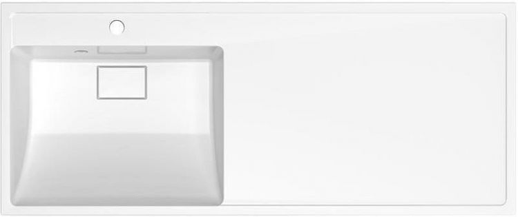 Раковина Paola Magenta 120 L с местом под стиральную машину Белая глянцевая Раковина Paola Magenta 120 L с местом под стиральную машину Белая глянцевая