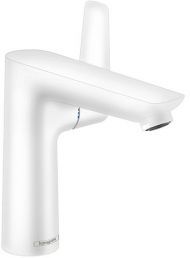 Hansgrohe Talis E Смеситель для раковины 150, на 1 отв, с донным клапаном, излив 141мм, цвет: белый матовый