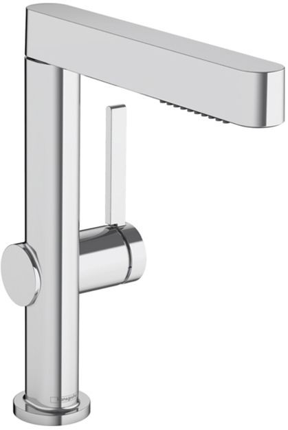 Hansgrohe Finoris Смеситель для раковины, 1 отв., с донным клапаном Push-Open, цвет: хром