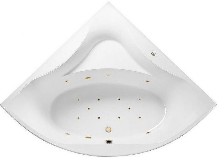 Акриловая ванна Excellent Glamour 150x150 WAEX.GLA15.RELAX.GL с гидромассажем