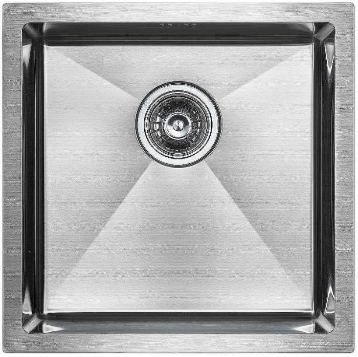 Кухонная мойка Paulmark Gerberg 44 Uni PM254444-BS Брашированная сталь