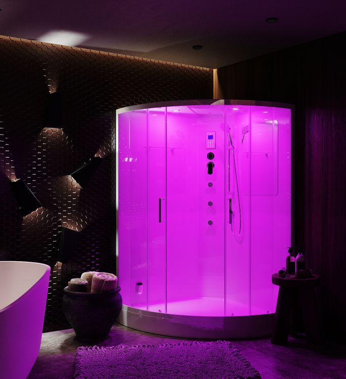 Душевая кабина TEUER Crystal D12-75 120х120