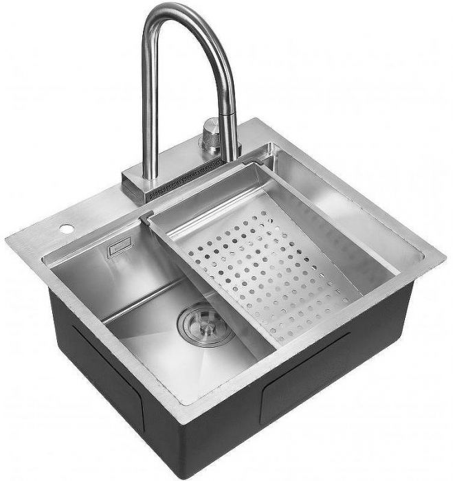 Кухонная мойка Milacio Denia 57 MC.77400 Нержавеющая сталь