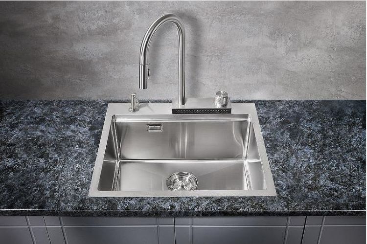 Кухонная мойка Milacio Denia 57 MC.77400 Нержавеющая сталь