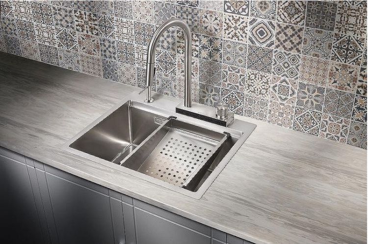 Кухонная мойка Milacio Denia 57 MC.77400 Нержавеющая сталь