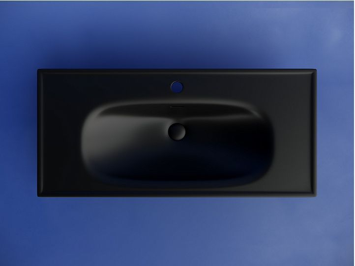 Раковина накладная CERAMICANOVA Sabo с отверстием под смеситель черный матовый CN13003MB Раковина накладная CERAMICANOVA Sabo с отверстием под смеситель черный матовый CN13003MB