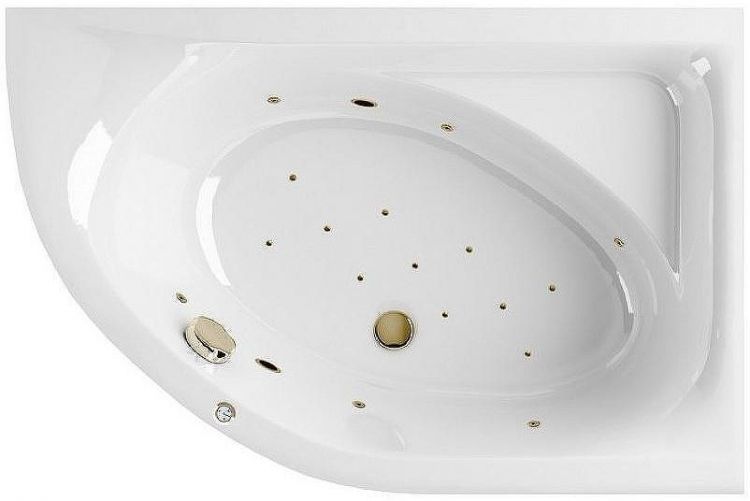 Акриловая ванна Excellent Aquarella 170x110 R WAEX.ARP17.RELAX.BR с гидромассажем