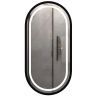 Зеркало Mixline Виола-лофт 50 550409 с подсветкой цвет Черный с сенсорным выключателем