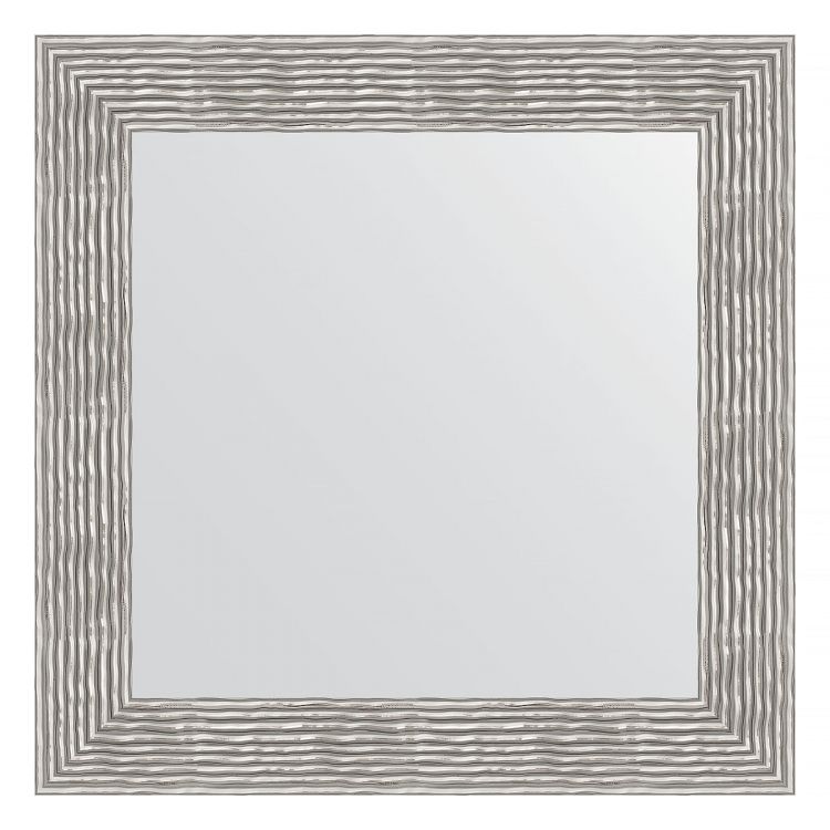 Зеркало EVOFORM  DEFENITE BY 3153 70x70 волна хром 90 мм в багетной раме