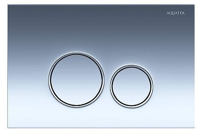 Клавиша смыва Aquatek PNS-0000012 цвет Хром глянцевый