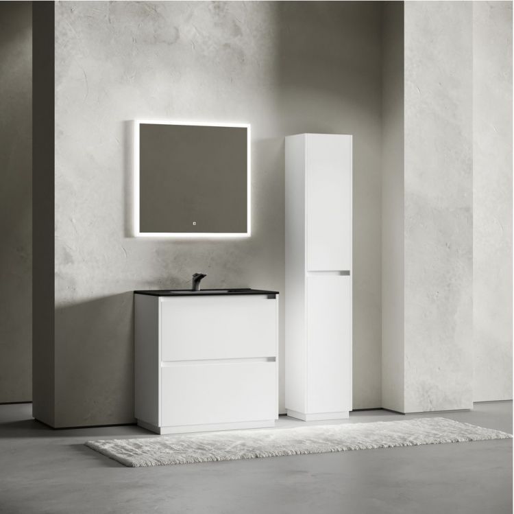 Тумба напольная под раковину SANCOS Libra Floor, белый глянец 790х450х840 мм, LB80FW