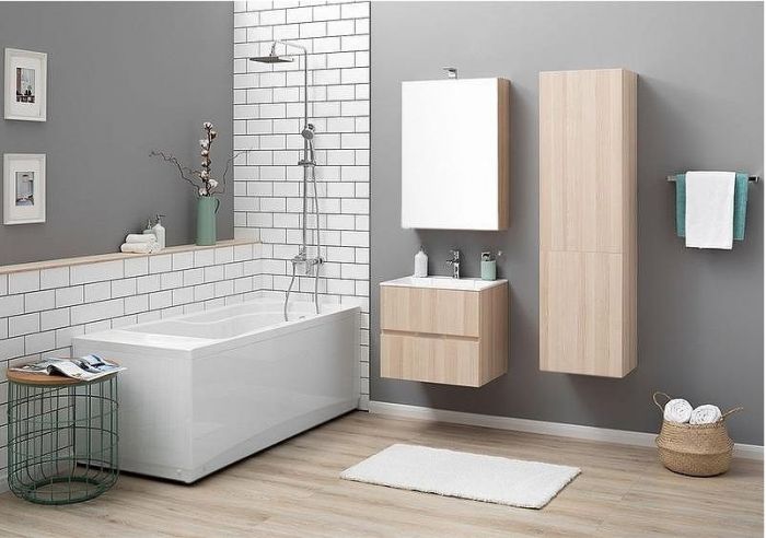 Зеркальный шкаф Aquanet Алвита 60 183994 R Белый 183994
