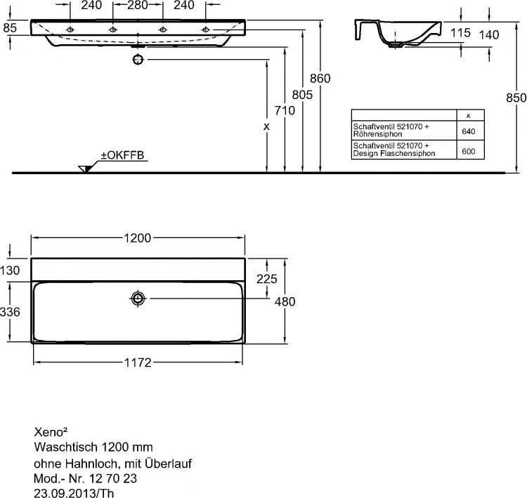 Раковина Keramag Xeno?, 127023000