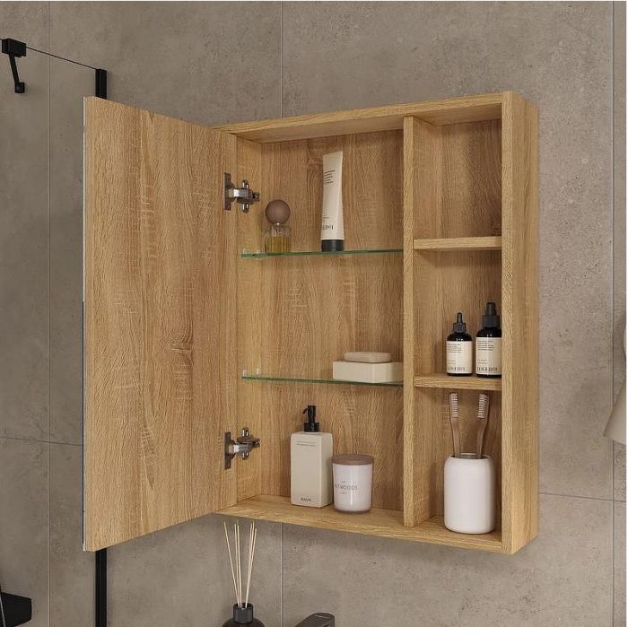 Зеркальный шкаф Volna Osmond 70 szOSMOND70 цвет Дуб сонома