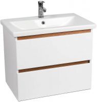 Тумба под раковину VIANT Мальта 70 VMAL70CO-T2YP подвесная Белая Дуб Вотан