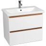 Тумба под раковину VIANT Мальта 70 VMAL70CO-T2YP подвесная Белая Дуб Вотан Тумба под раковину VIANT Мальта 70 VMAL70CO-T2YP подвесная Белая Дуб Вотан
