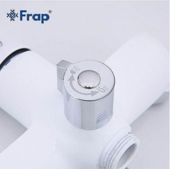 Смеситель для ванны Frap H34 F2234 универсальный Белый Хром