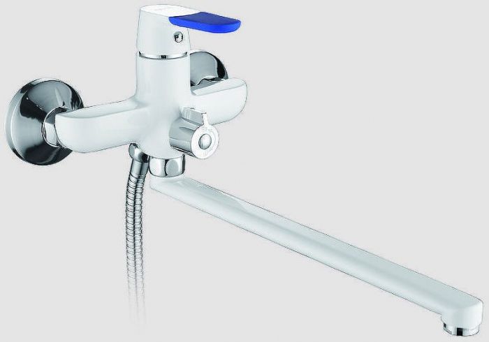 Смеситель для ванны Frap H34 F2234 универсальный Белый Хром