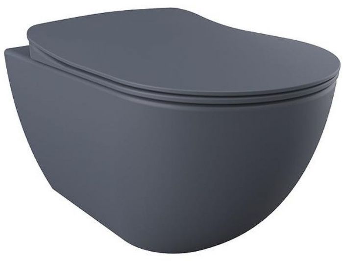 Унитаз биде Creavit Free FE320-00BM00E-0000 подвесной Базальт без сиденья