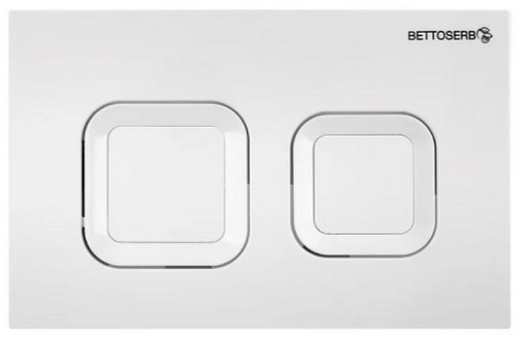 Инсталляция Bettoserb Sava Slim Superior SES40006470 для унитаза с клавишей смыва цвет Белый глянцевый