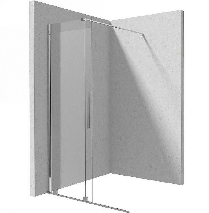 Душевая перегородка Deante Jasmin Walk-In 90 KTJ_039R профиль Хром стекло прозрачное