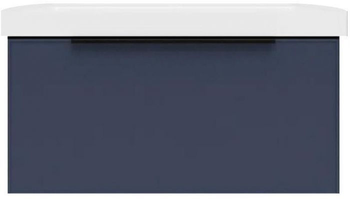 Тумба под раковину La Fenice Simpla 80 FNC-01-SIM-BG-80 подвесная Синяя матовая