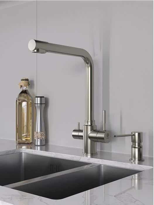 Смеситель для кухни Orange Boni M15-008ni Никель