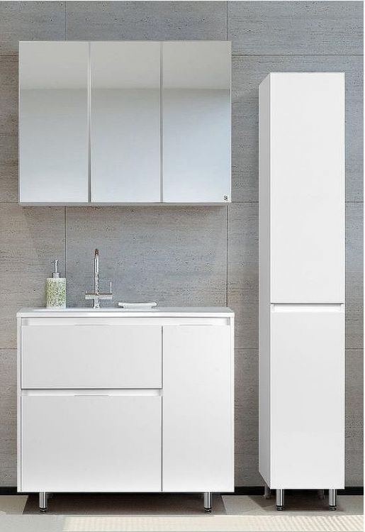 Шкаф пенал Style Line Даллас Люкс Plus 30 СС-00002427 Белый Шкаф пенал Style Line Даллас Люкс Plus 30 СС-00002427 Белый