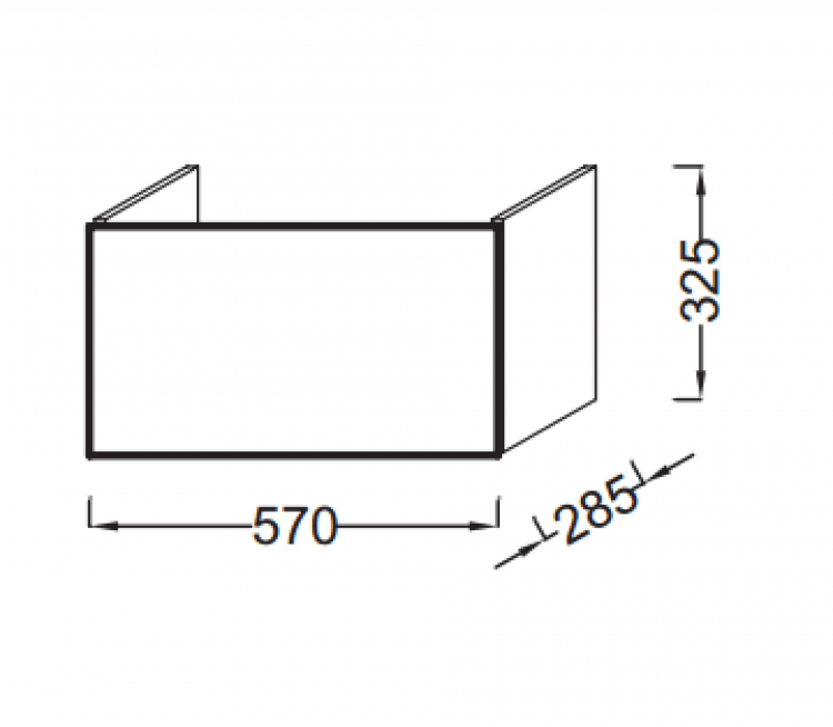 Основа для мебели Jacob Delafon Struktura EB1296-N14 Основа для мебели Jacob Delafon Struktura EB1296-N14