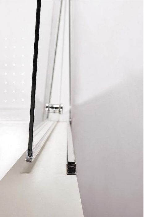 Душевой уголок Cezares Eco 100х80 ECO-O-RH-2-100/80-C-Cr профиль Хром стекло прозрачное