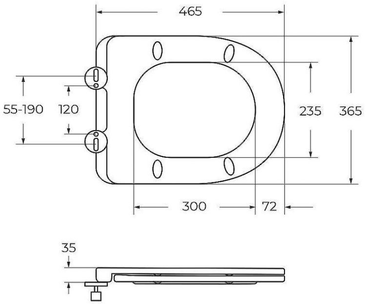 Унитаз Cezares Relax-Tor CZR-3806-53-TH-TOR/SC подвесной с сиденьем Микролифт
