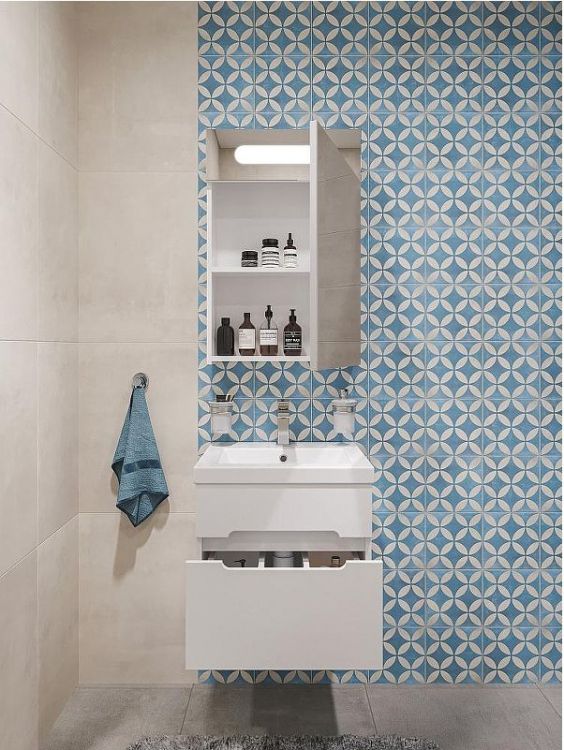 Тумба с раковиной DIWO Коломна 50 TR-733321 подвесная цвет Белый Тумба с раковиной DIWO Коломна 50 TR-733321 подвесная цвет Белый