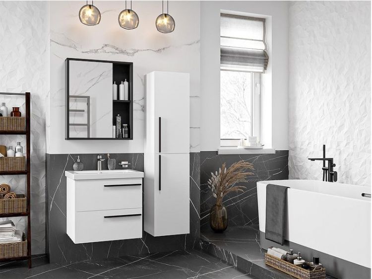 Шкаф пенал Misty Ненси 35 П-Нен-05035-01 подвесной Белый матовый Шкаф пенал Misty Ненси 35 П-Нен-05035-01 подвесной Белый матовый