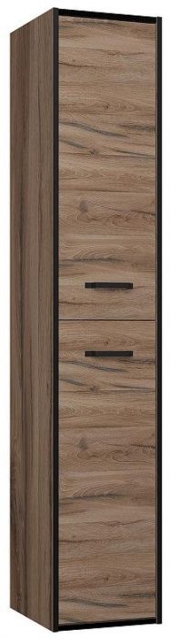 Шкаф пенал Grossman Неро 35 303021 подвесной цвет Альпийский дуб