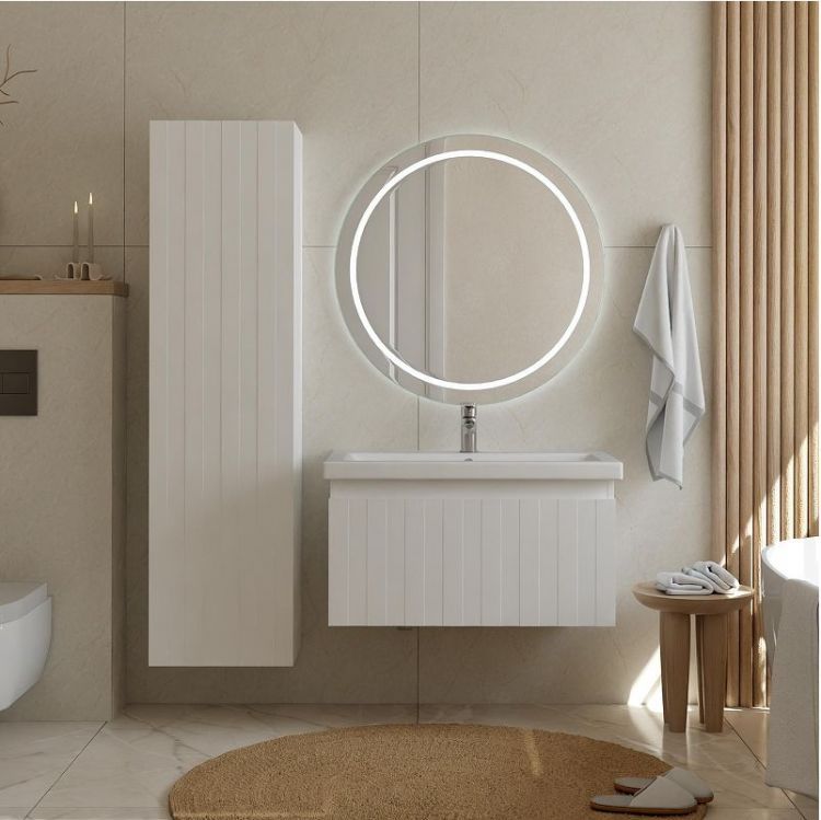 Тумба под раковину Vigo Finlay 80 333 подвесная цвет Белый