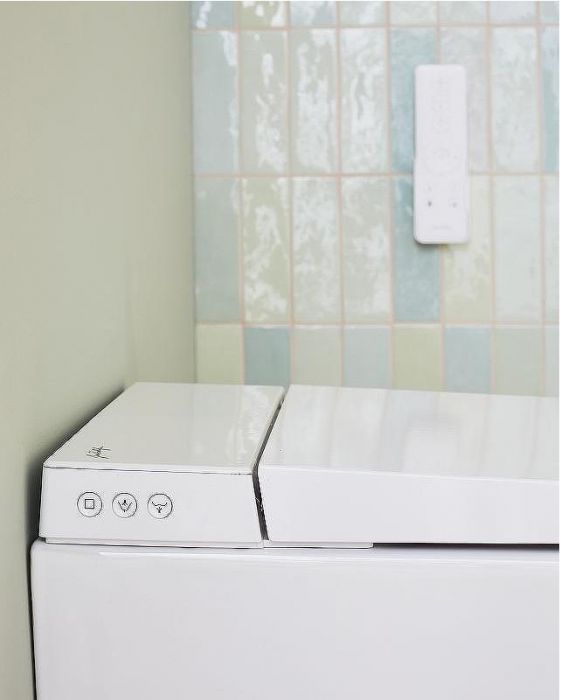 Комплект унитаза биде с инсталляцией Jacob Delafon Seine E34360-00 с сиденьем Микролифт и Белой глянцевой клавишей смыва