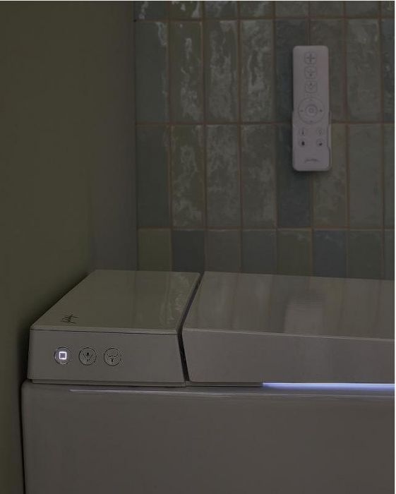 Комплект унитаза биде с инсталляцией Jacob Delafon Seine E34360-00 с сиденьем Микролифт и Белой глянцевой клавишей смыва