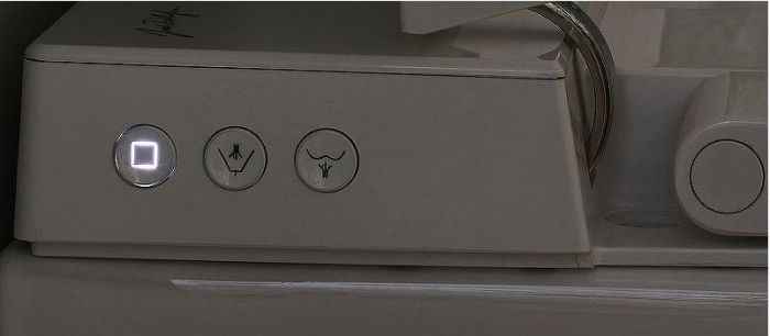 Комплект унитаза биде с инсталляцией Jacob Delafon Seine E34360-00 с сиденьем Микролифт и Белой глянцевой клавишей смыва