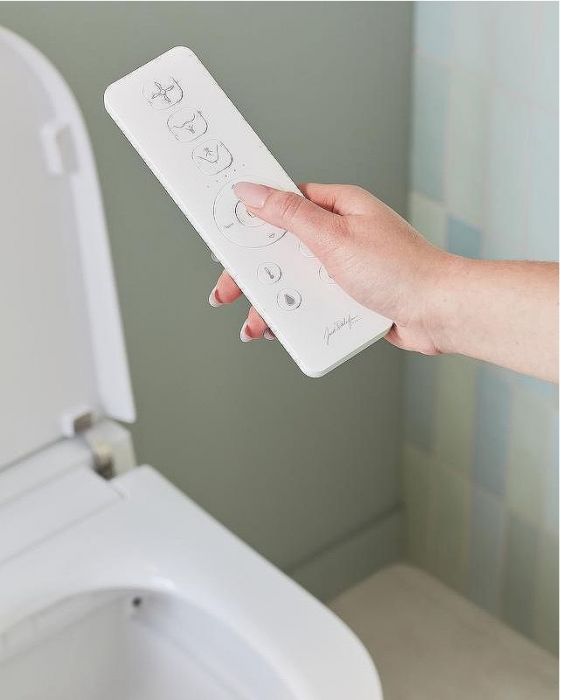 Комплект унитаза биде с инсталляцией Jacob Delafon Seine E34360-00 с сиденьем Микролифт и Белой глянцевой клавишей смыва