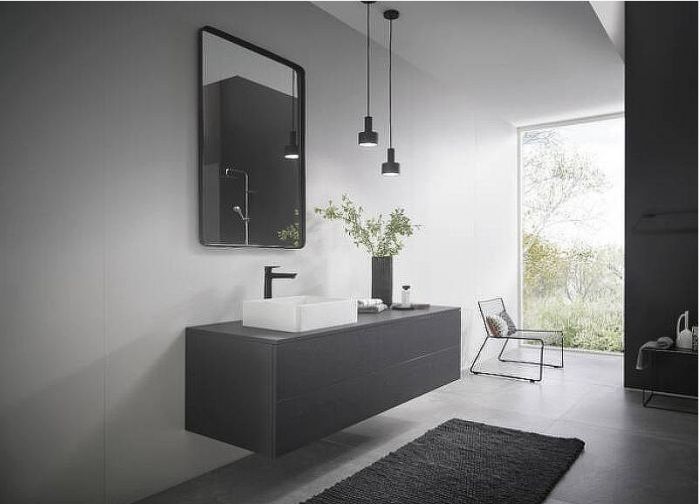 Смеситель для раковины Hansgrohe Talis E 71716670 Черный матовый