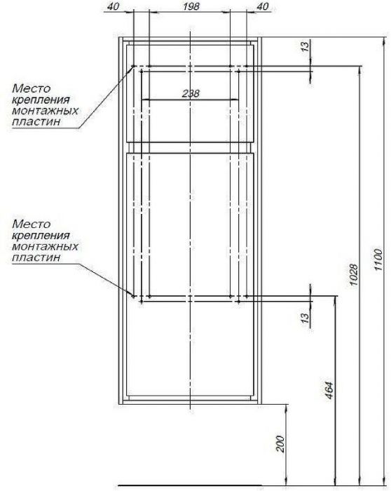 Подвесной шкаф Aquanet Милан 35 339955 цвет Дуб рустикальный