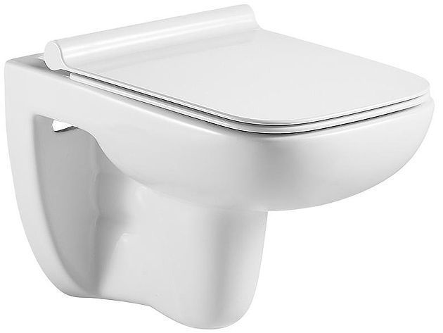 Унитаз Terminus Ното 04W50х35W подвесной цвет Белый с сиденьем Микролифт