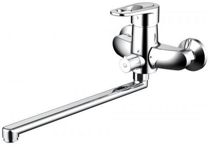 Смеситель для ванны Bravat Loop F6124182CP-02L-RUS универсальный Хром