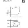 Унитаз Charus Torre Bianca EWC700-121W Estella Rimless подвесной цвет Белый с сиденьем Микролифт Унитаз Charus Torre Bianca EWC700-121W Estella Rimless подвесной цвет Белый с сиденьем Микролифт